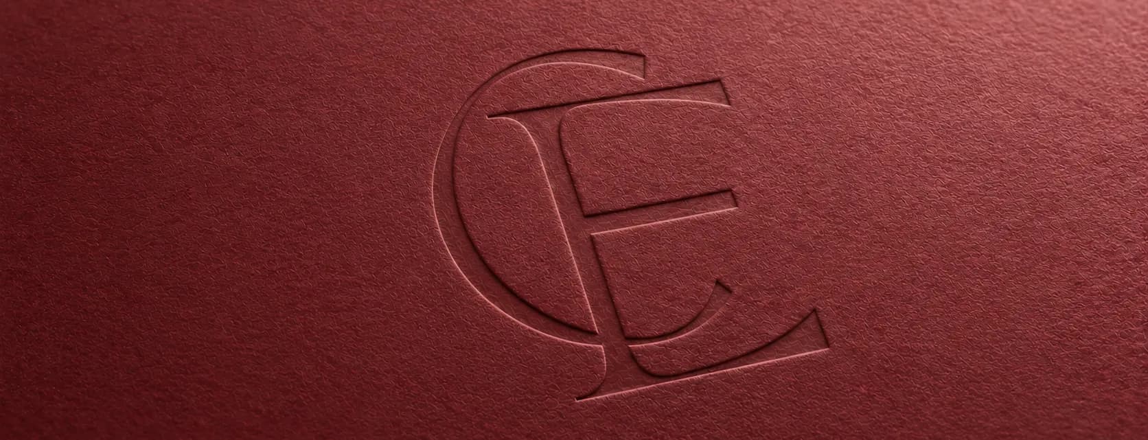 Cavaro Estate Signature Embossed Monogram